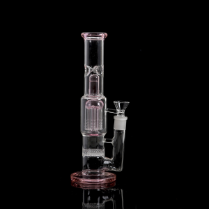 Gridded Stem Glass Bong