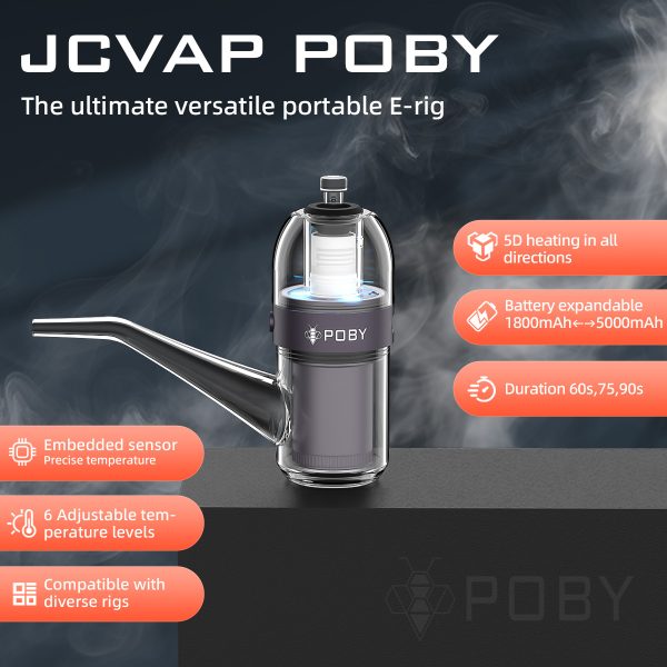 JCVAP Poby Vaporizer Portable Electric Dab Rig Australia