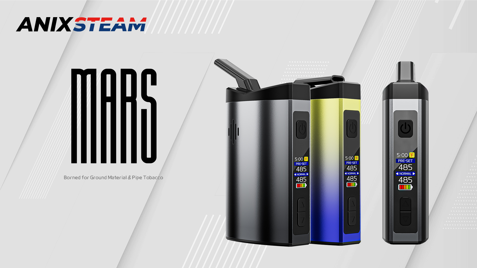 Anix Mars Steam Dry Herb Vape 3 in 1 Description 