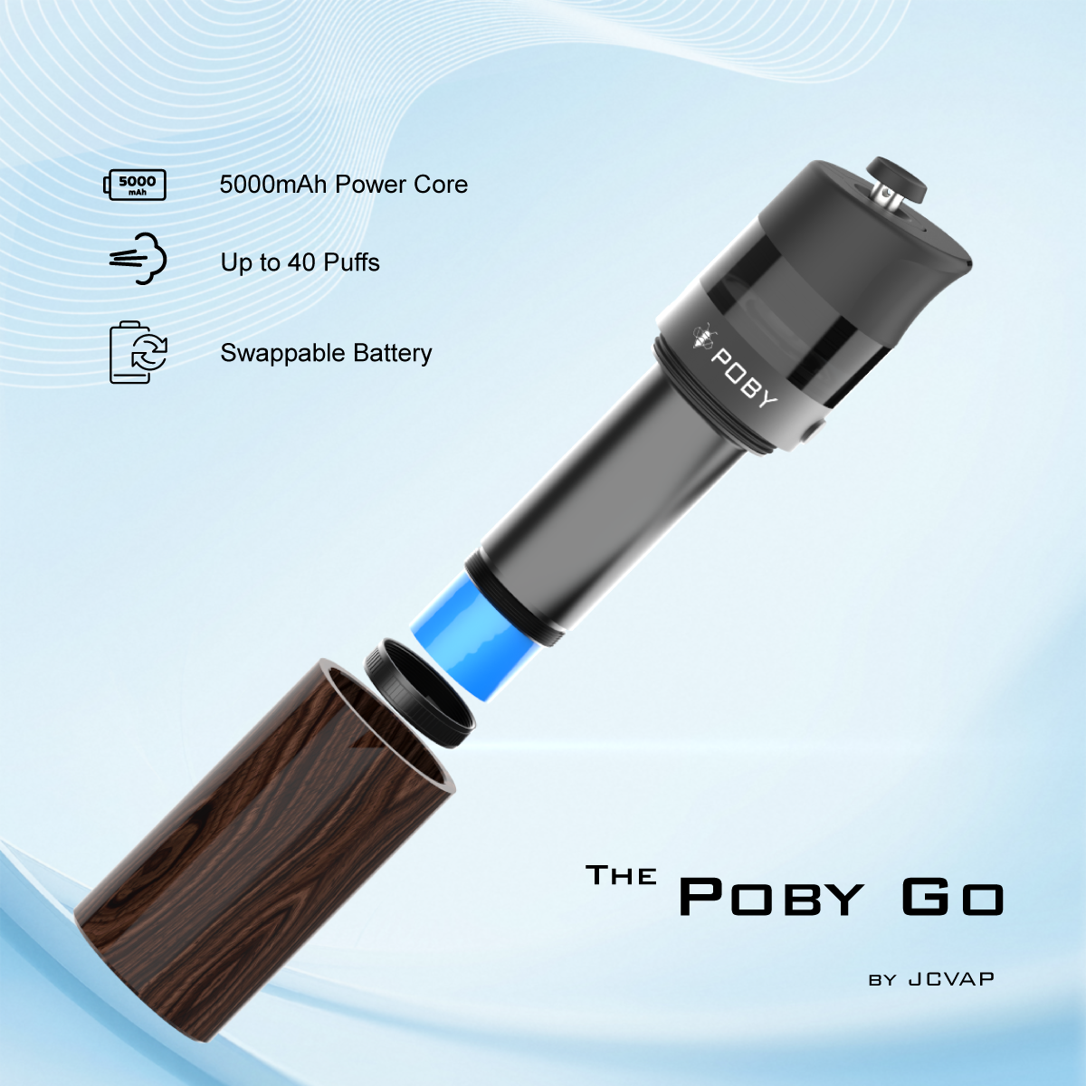 JCVAP Poby Go Dab Pen Portable Dabber Pre-Order - Image 3