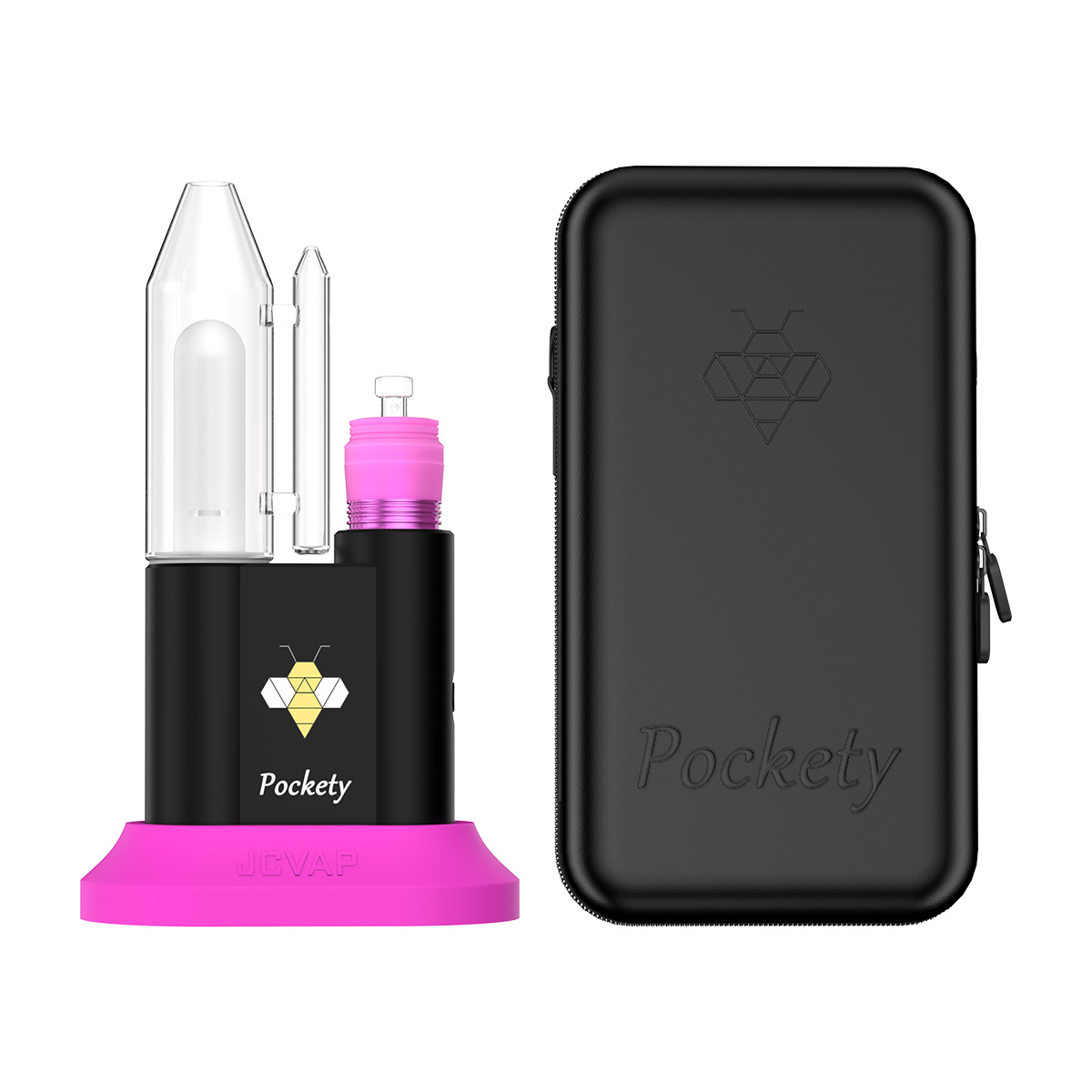 Pockety Portable Electric Dab Rig with Grade 2 Titanium ICA 5D XXL Chamber Quartz Insert - Image 3